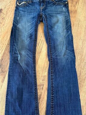 Rock & Roll Cowgirl Women's Boot Cut Jeans - Medium Dark Blue